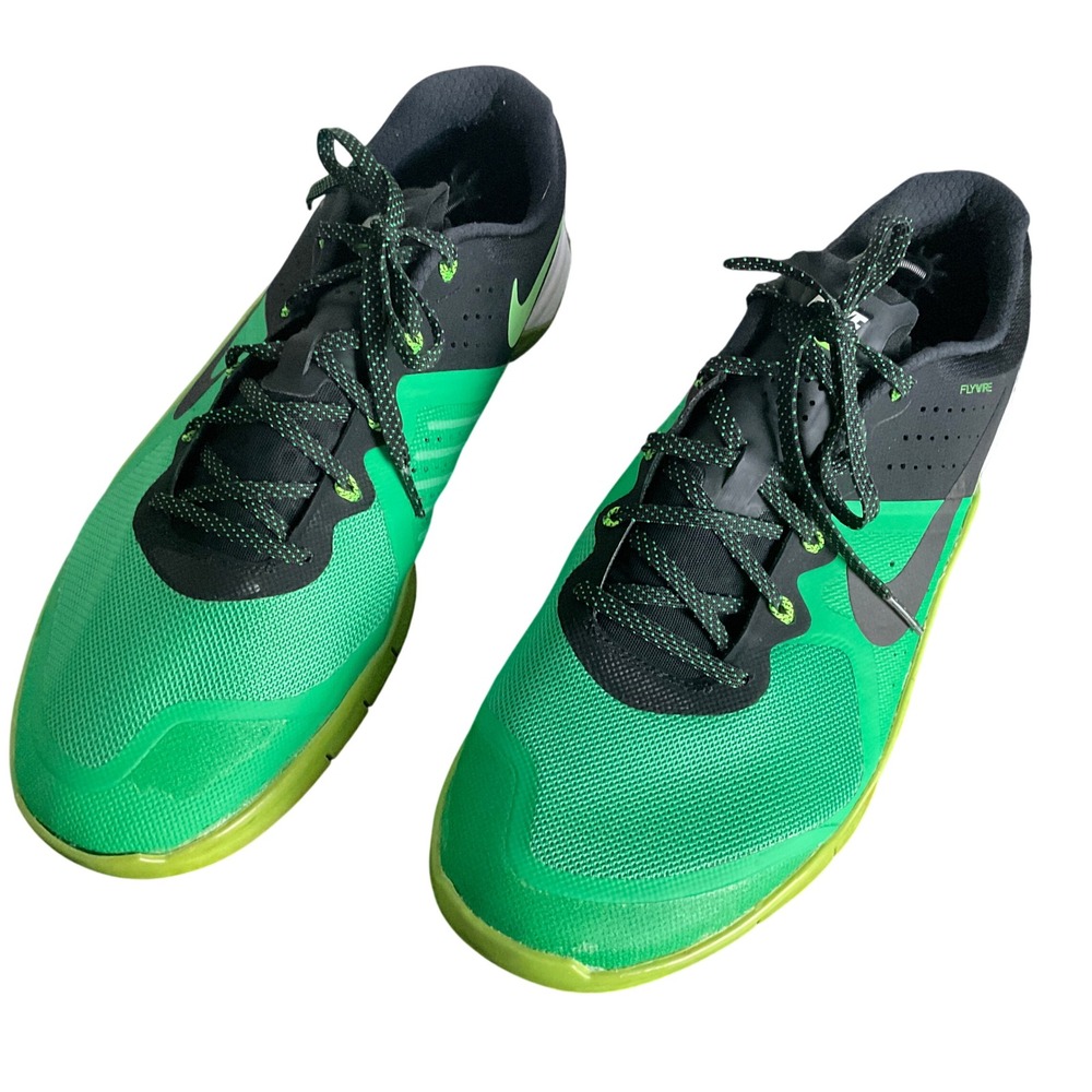 Nike Metcon 2 Green Strike Black CrossFit Training Shoes 819899-300 Mens 13